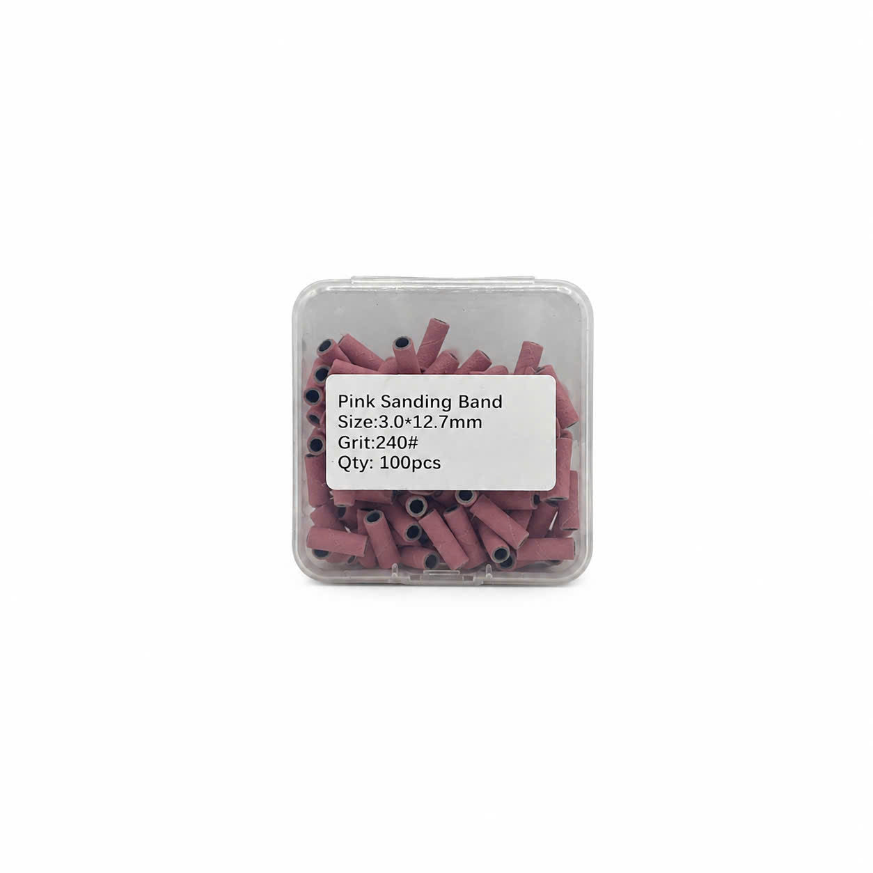 Sanding Bands - MINI 240 PINK BOX 100pcs