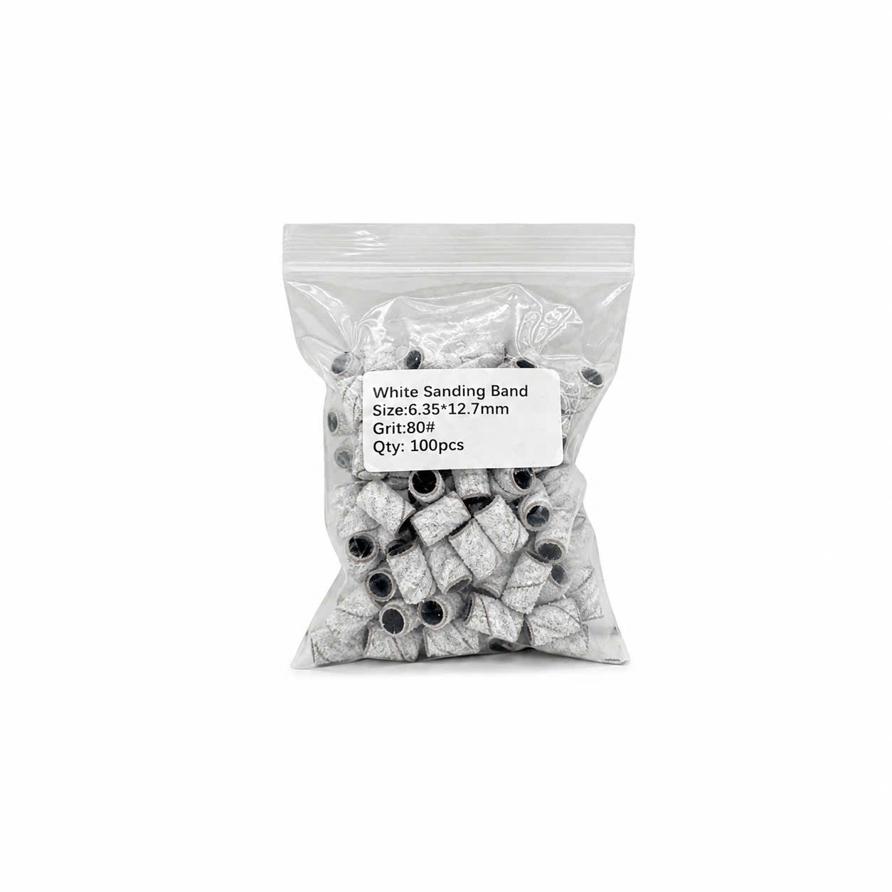 Sanding Bands - REG 80 White Bag 100pcs