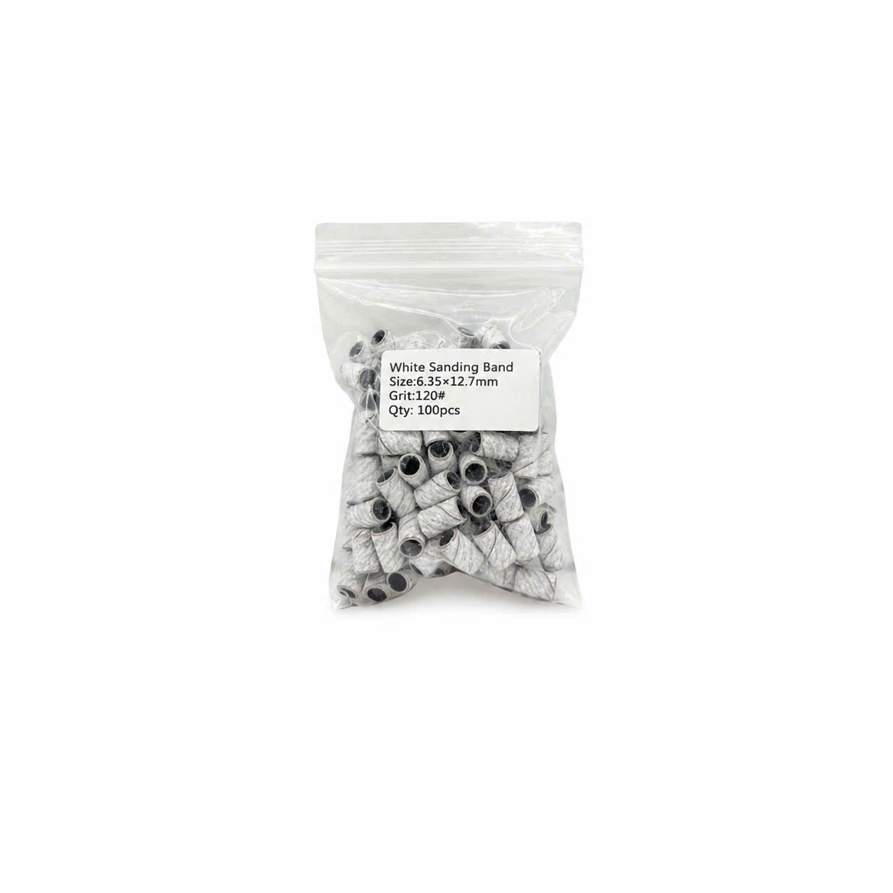 Sanding Bands - REG 120 White Bag 100pcs