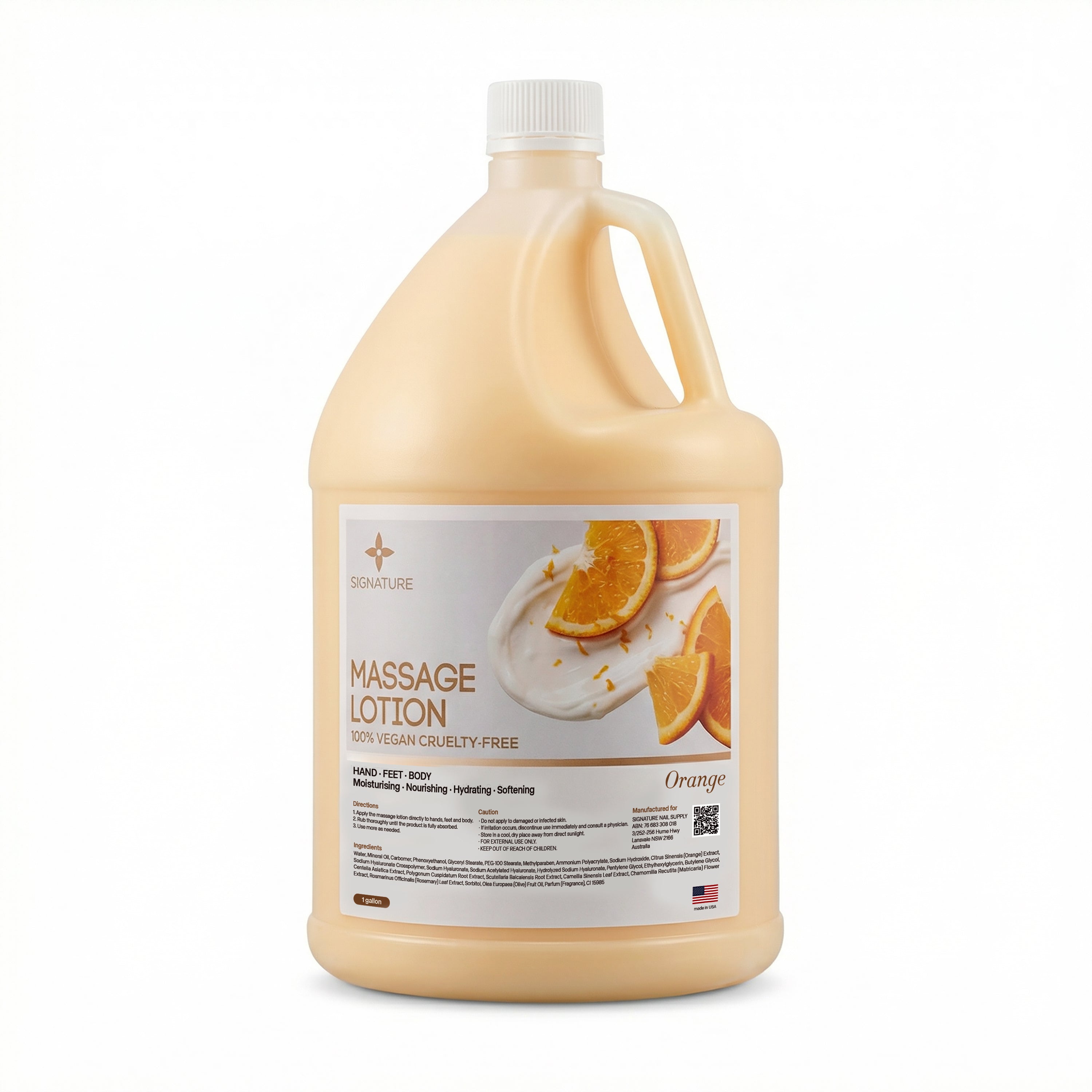 SIGNATURE Massage Lotion - Orange 1 Gallon