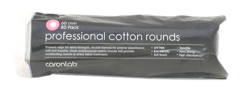 CARONLAB Professional Cotton Rounds 80pk