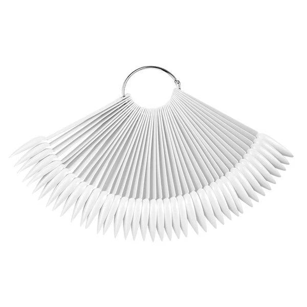 Colour Chart Sticks Stiletto with Keyring - White 50 pcs