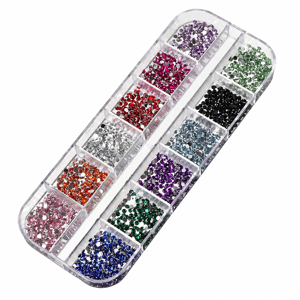 Nail Rhinestones Mixed Colours Size SS6