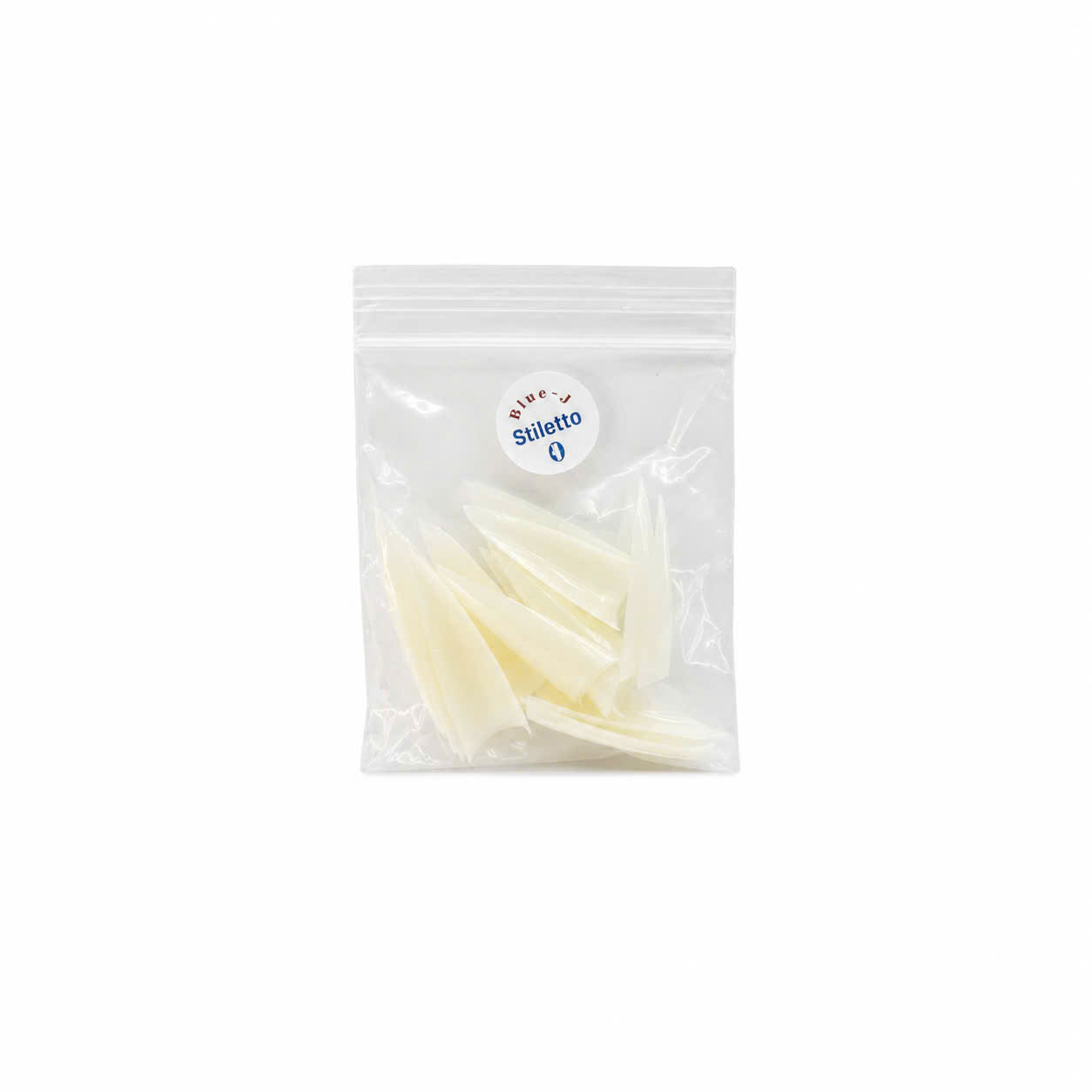 Straight Pointy Natural Tip - Size 0 50Pcs