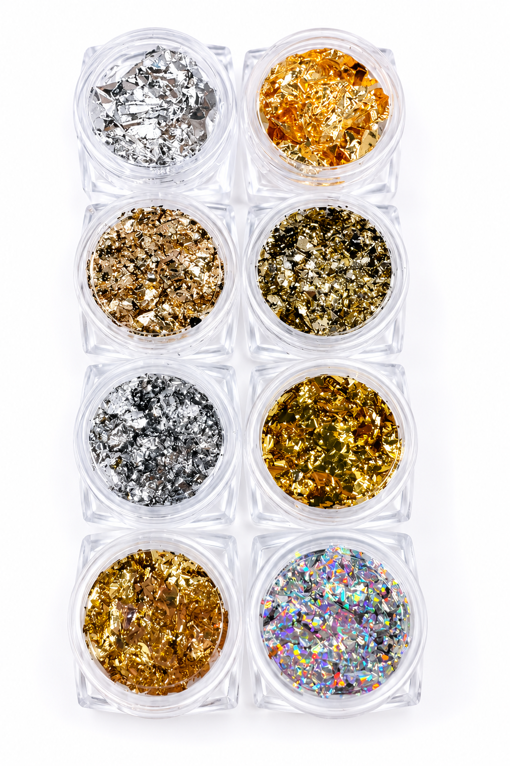 Set 8 Nail Foil Leaf