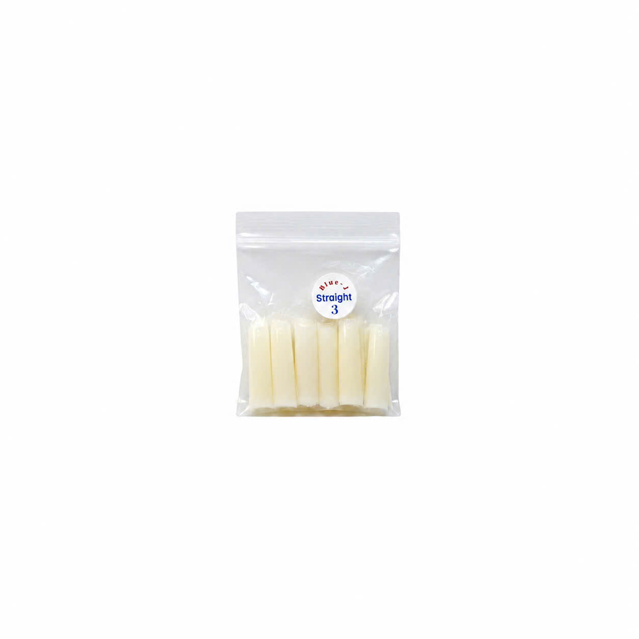 Straight Squared Natural Tip - Size 3 50Pcs