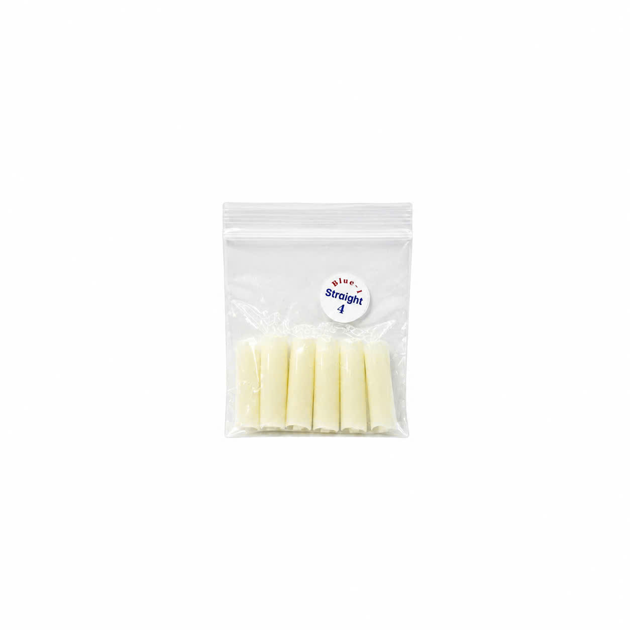 Straight Squared Natural Tip - Size 4 50Pcs