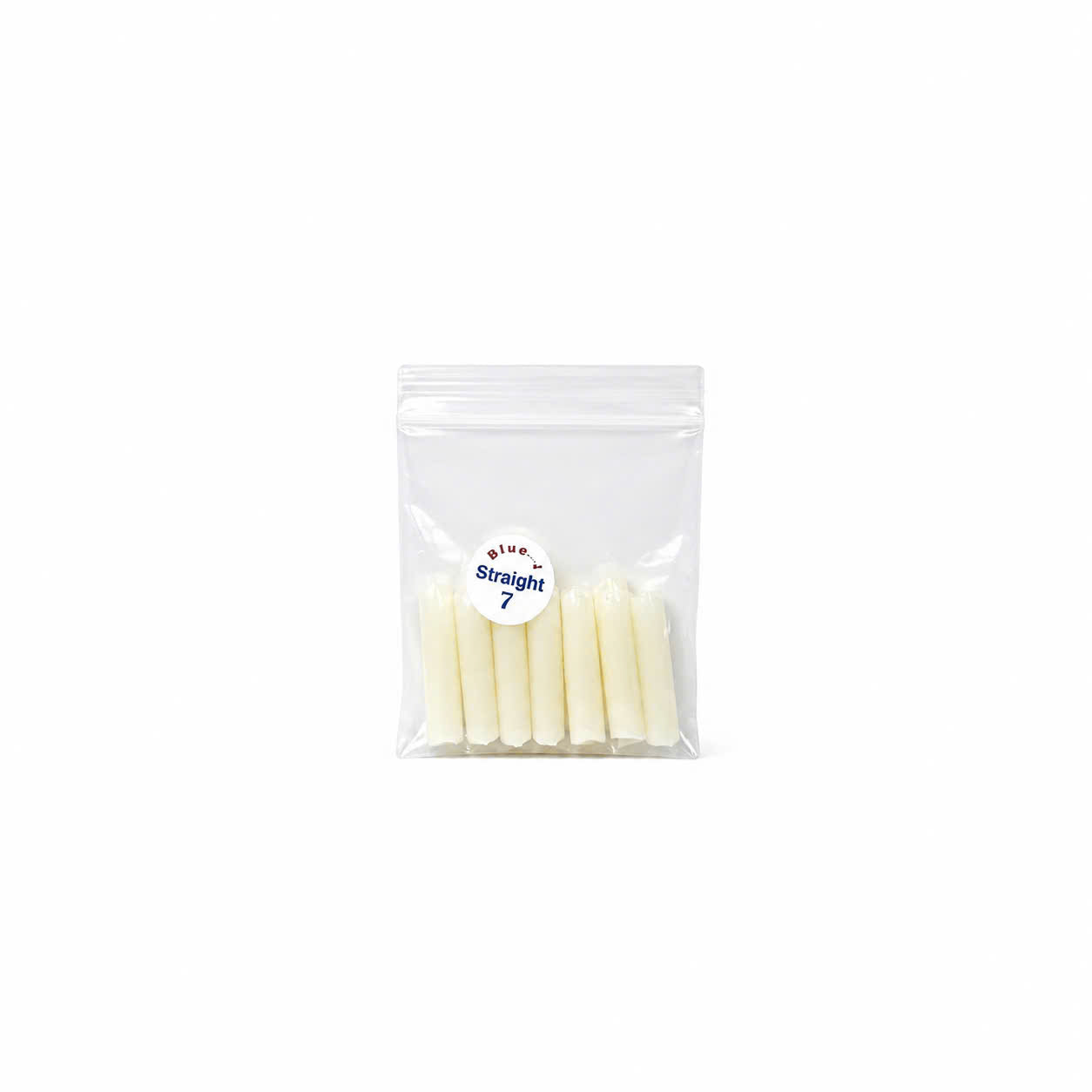 Straight Squared Natural Tip - Size 7 50Pcs