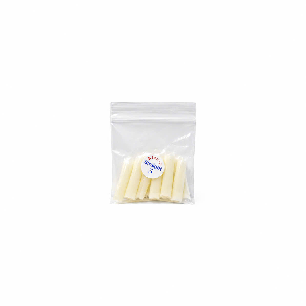 Straight Squared Natural Tip - Size 5 50Pcs