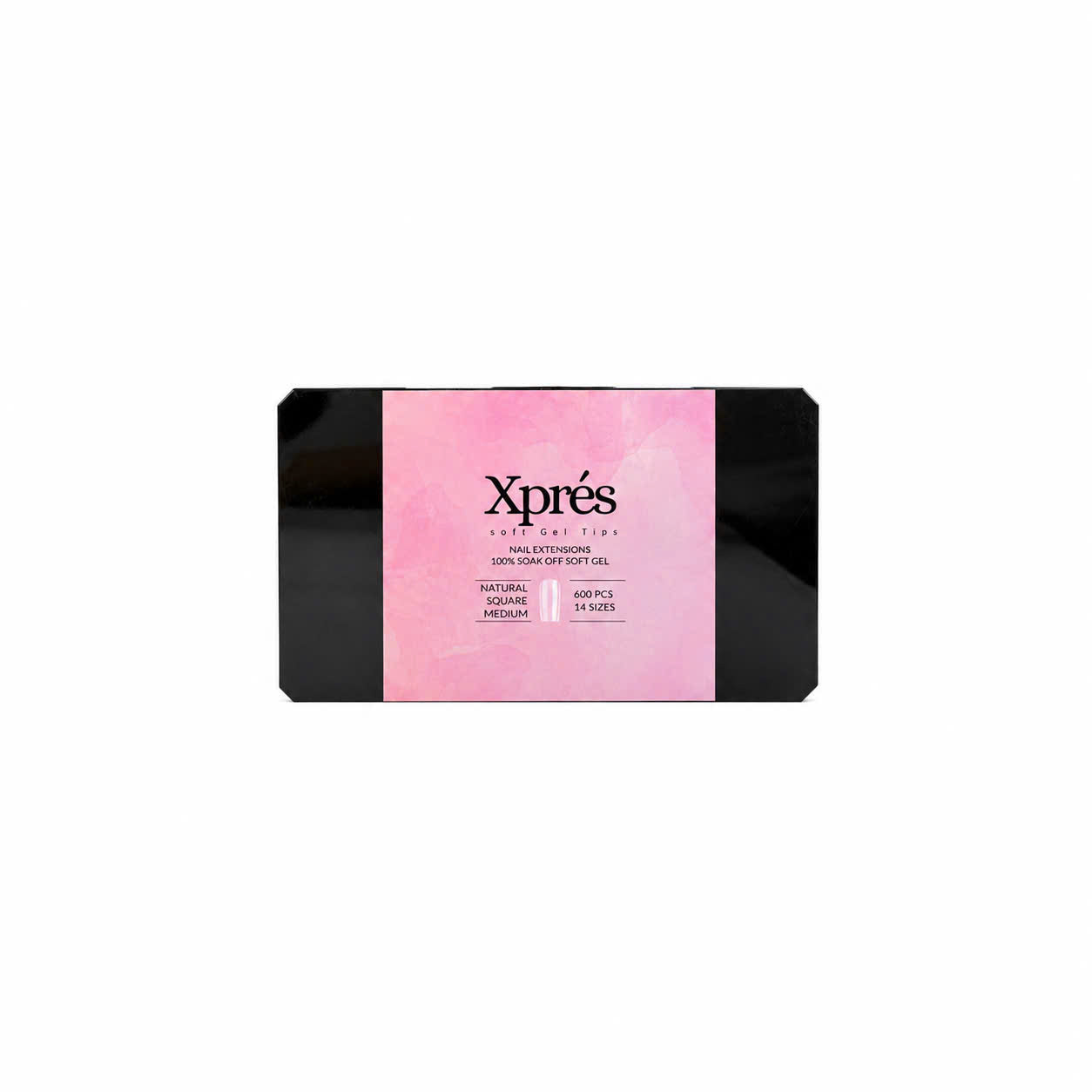 XPRES Gel-X Tip Extension - Medium Squared 600pcs 14 sizes